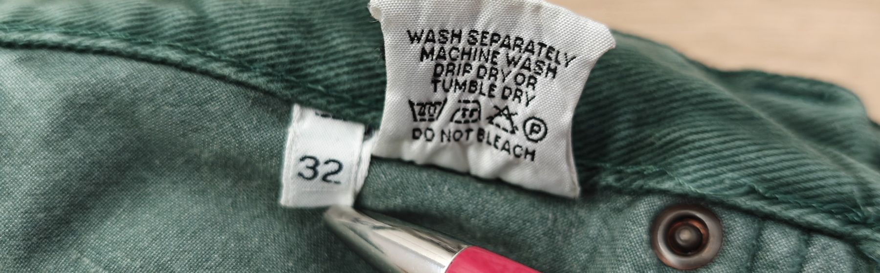 Jeans: High Waisted Green Jeans S – Usato da Zürich venduto da seconda_chance 4