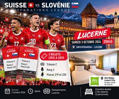 2 BILLETS SUISSE / SLOVÉNIE