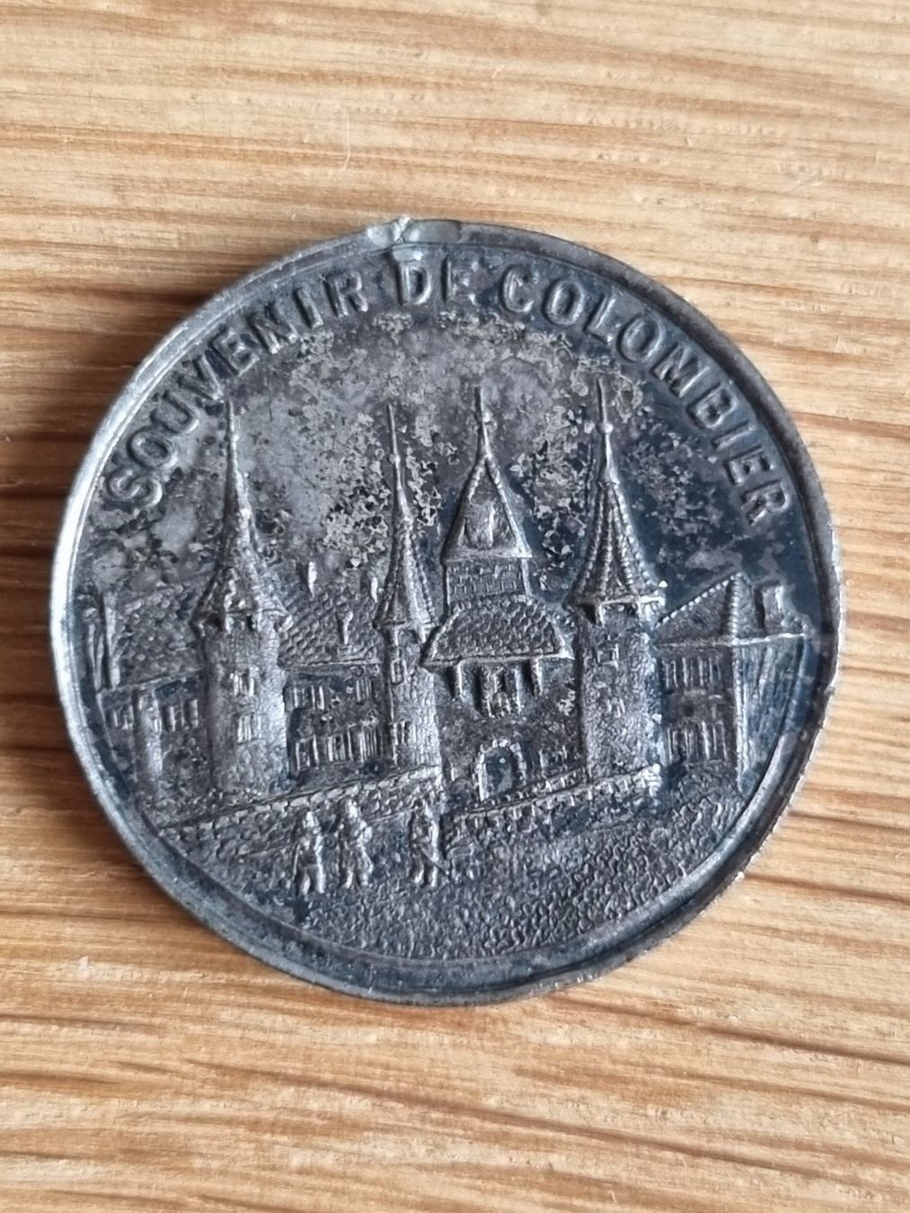 Medaglie: Silbermedaille Souvenir de Colombier o.J. – Usato da Mels venduto da Goldenfalcon 1