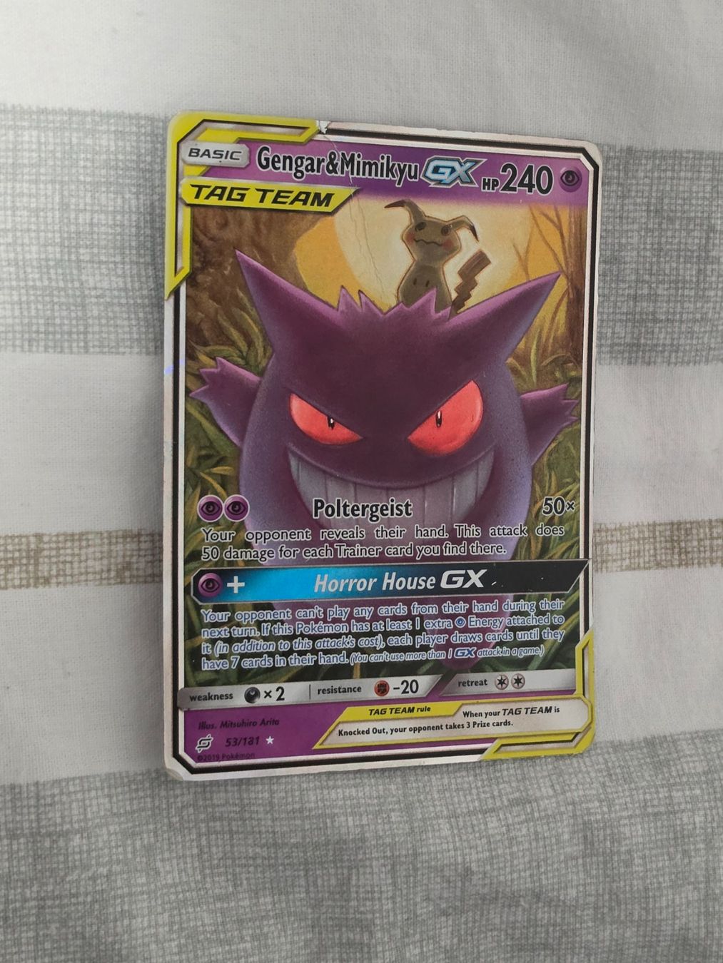 Pokémon Carte collezionabili: Gengar & Mimikyu GX Tag Team 53 – Usato da Binningen venduto da oscark77 1