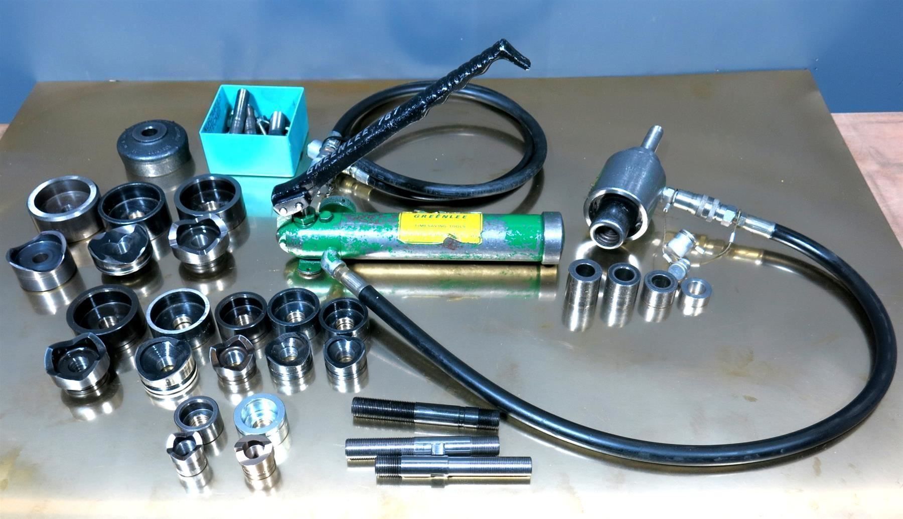 Tutte le macchine: Greenlee 767 & 746,  Hydraulische Stanze – Usato da Laufenburg venduto da Sirluger