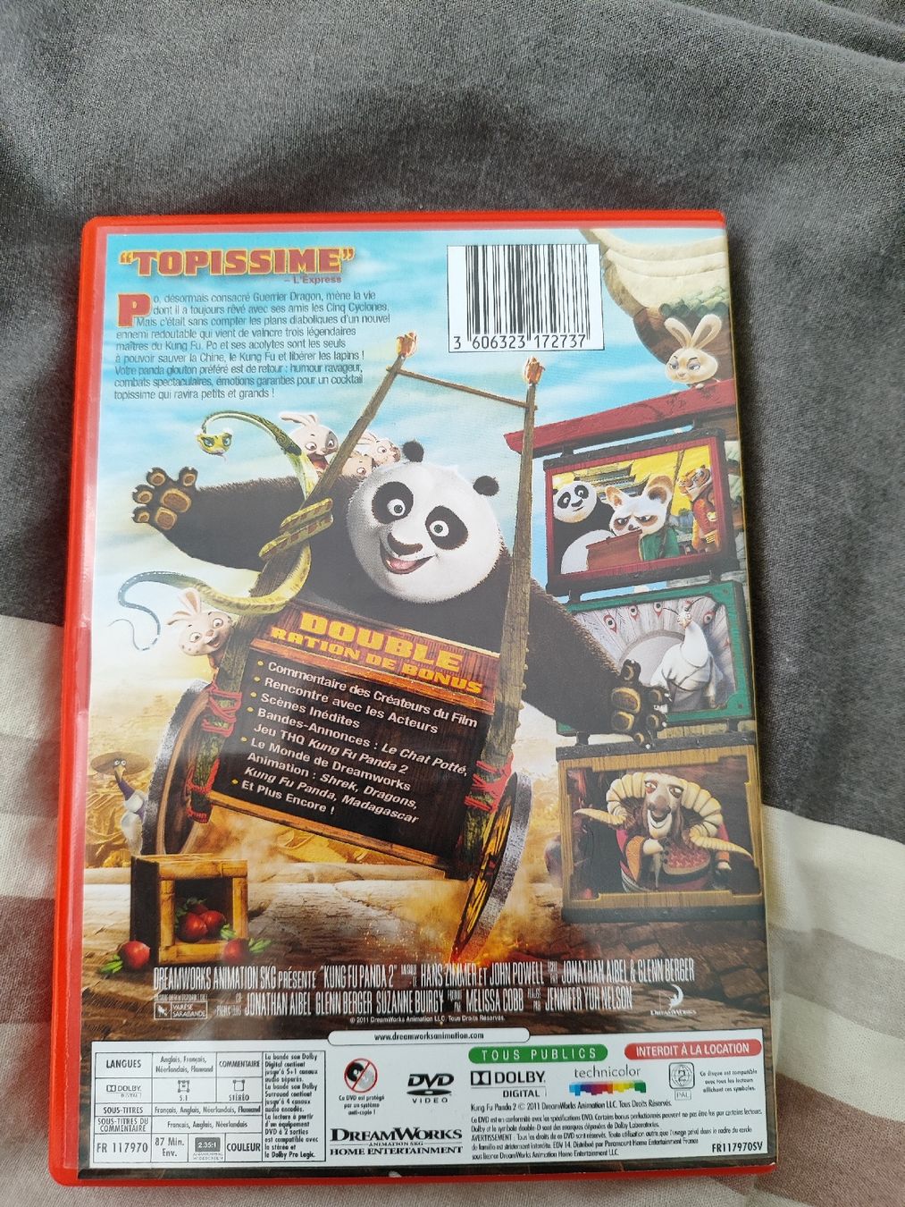 Tutti i DVDs: Kung Fu Panda 2 DVD – Usato da Vétroz venduto da mrcl01 2