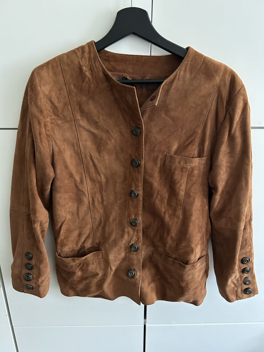 Giacche: Spengler Wildleder Jacke, Gr. 34, – Usato da Zürich venduto da rodney02