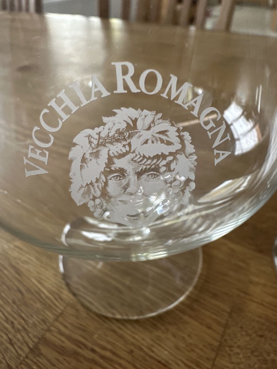 Bicchieri: Vecchia Romagna Gläser, 2 Stück, Cognac-Schwenker, Rarität – Nuovo (secondo la descrizione) da Krauchthal venduto da Kiddy32 1
