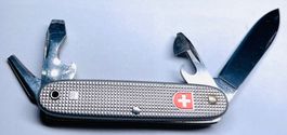 Militärmesser Wenger  88 Alox ,silbrig, Pioneer