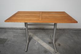 Hochwertiger Gartentisch Teak Profiline 120 x 70 cm (H091)
