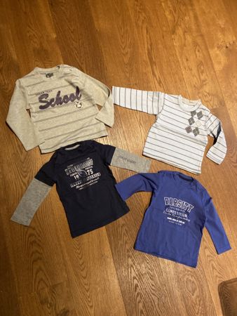 4 Langarm-Shirt Gr. 86