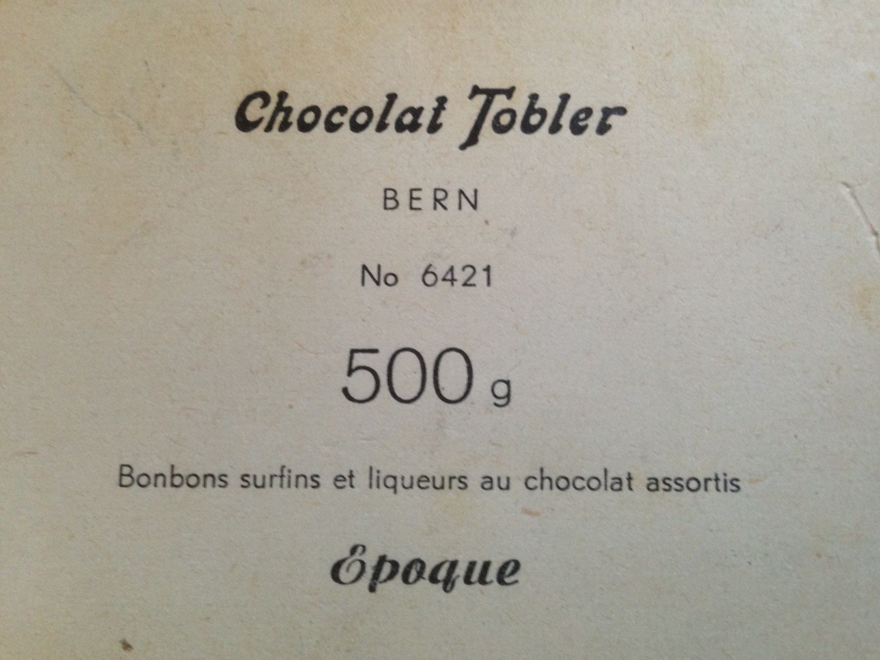 Dosen: Chocolat Tobler Schachtel – Gebraucht aus Schaffhausen von vintageville 9