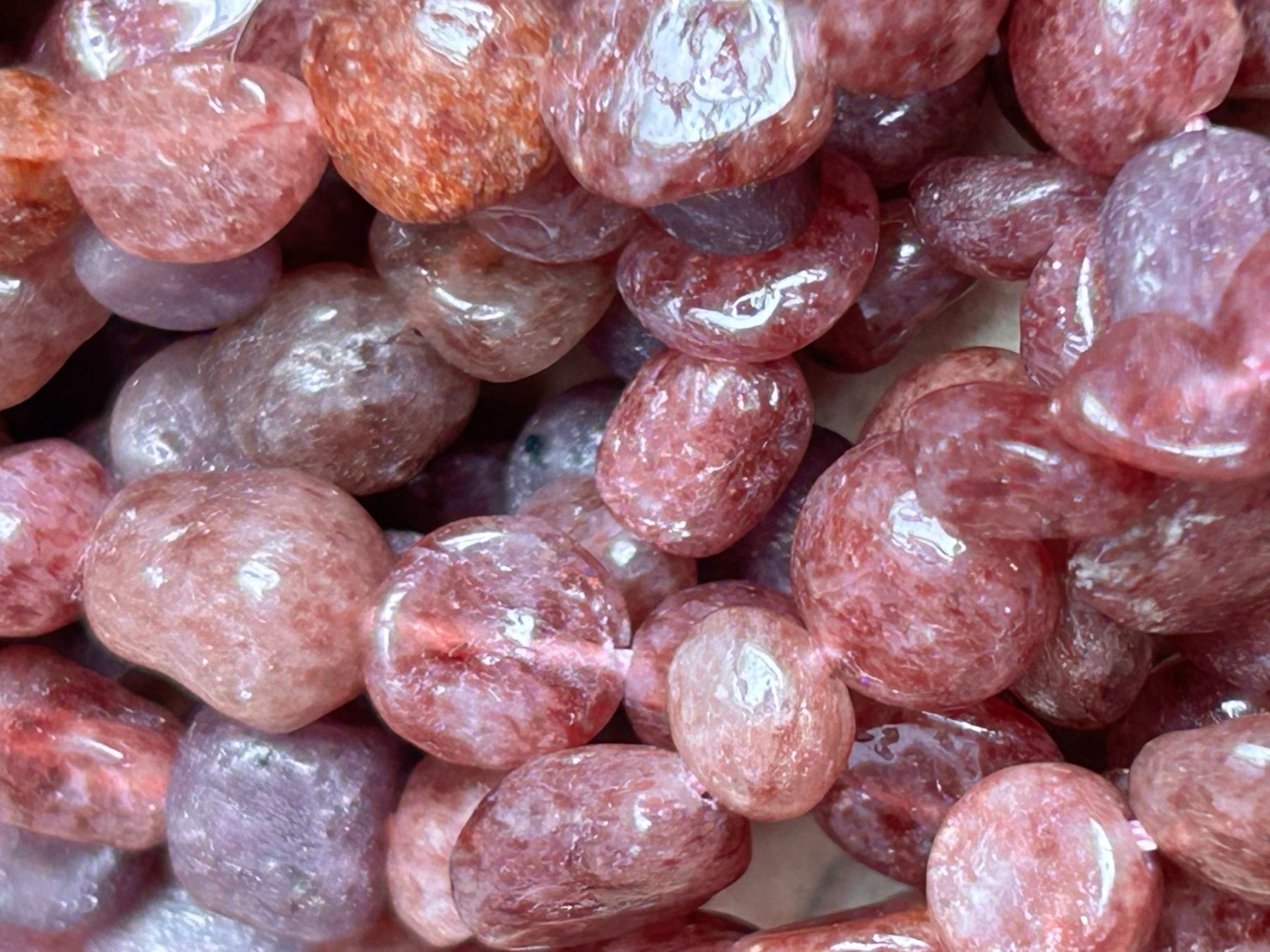 Pietre preziose: Strang echte ruby Nuggets / stone 6-8 mm – Nuovo e nell'imballaggio originale da Niederrohrdorf venduto da Ytobi