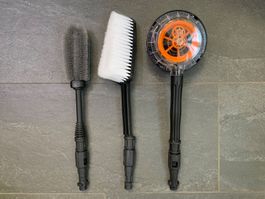 Hochdruckreiniger Bürsten-Set für Kärcher K2–K7 & Lavor
