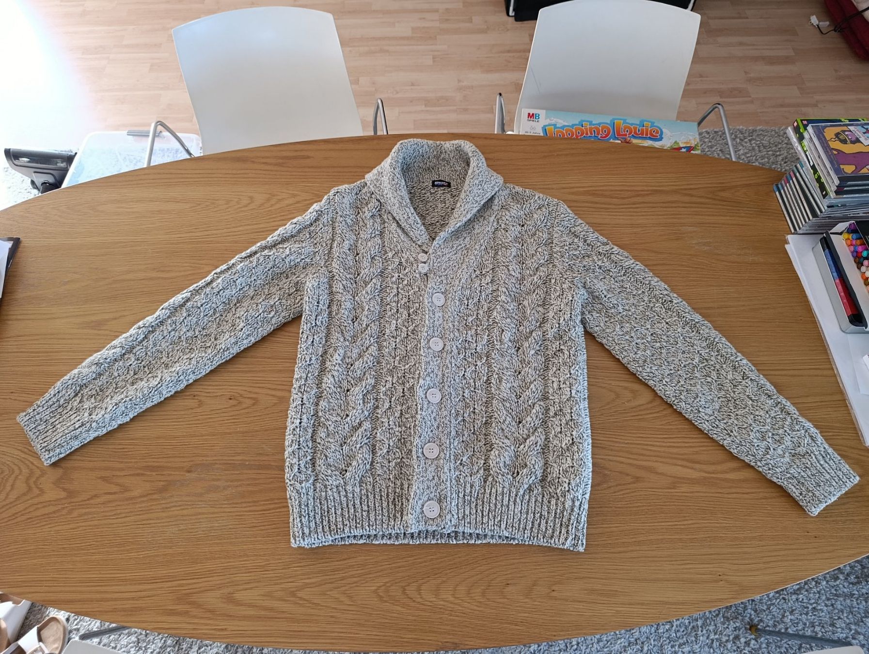 Giacche: Marke: Blauer USA, Baumwolle Strickjacke, Gr.L – Usato da Wil SG venduto da Donaldus