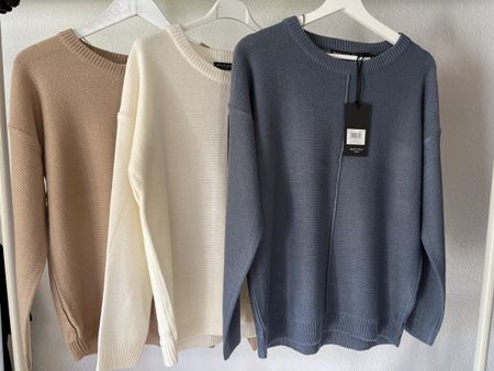 3 stk Brave Soul London Pullover, Taupe, XS, Neu