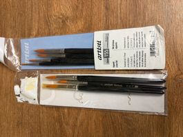 Pinselset Künstlerpinsel Aquarellpinsel, 7 Stück, neuwert...