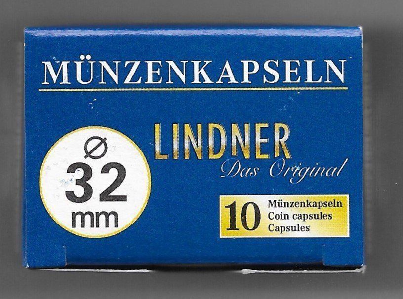 LINDNER Münzkapseln Innen-Ø 37 Mm – 10er-Pack, Hochglanz, Kratzfest, Für Sammler