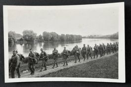ANSICHTSKARTE SCHWEIZER ARMEE VERSCHIEBUNG