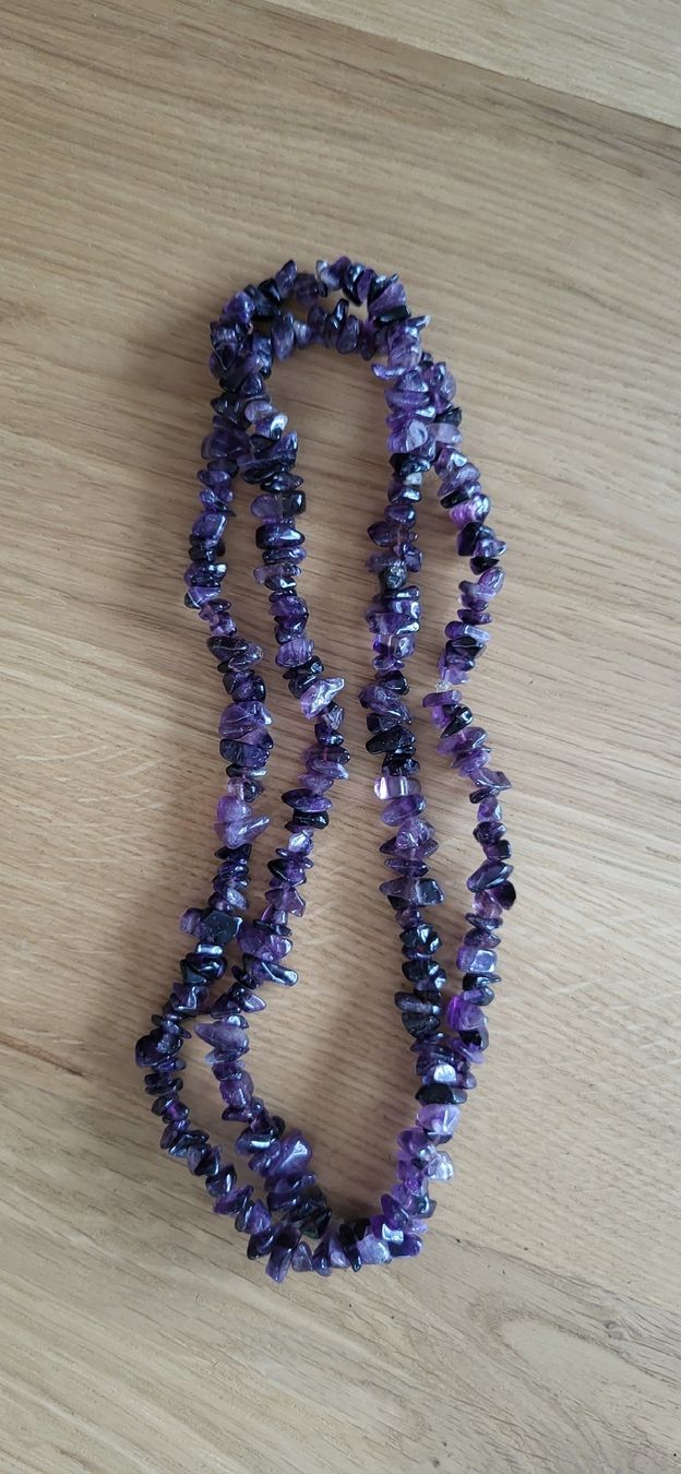 Catenine: Amethyst Halskette, wunderschön, violett, Echtstein – Nuovo (secondo la descrizione) da Brugg AG venduto da Leona90