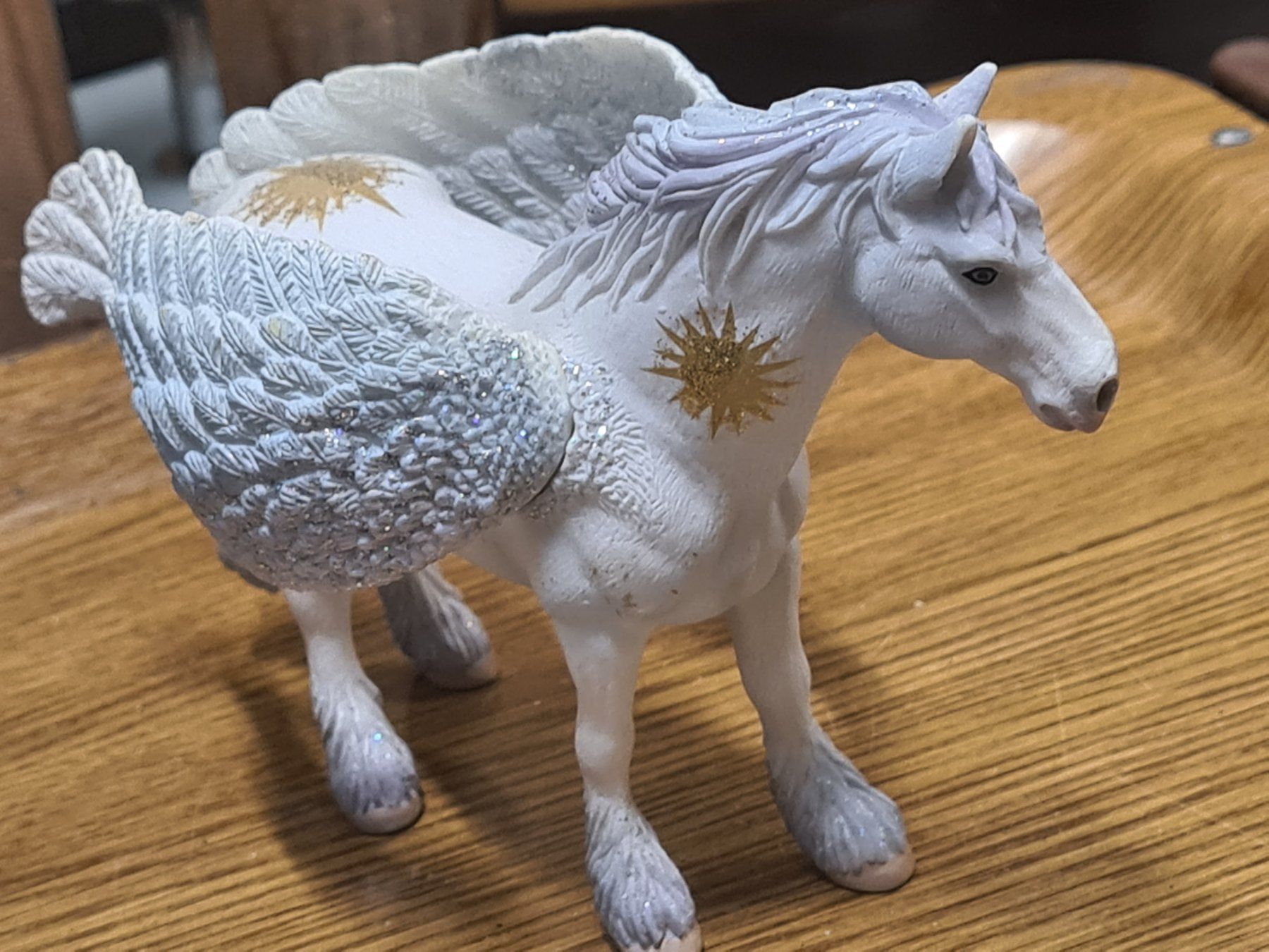 Schleich Statuette: 1 Schleich Bavaria Pegasus / Pferd, 16x7.5 cm – Usato da Amriswil venduto da kleindeko