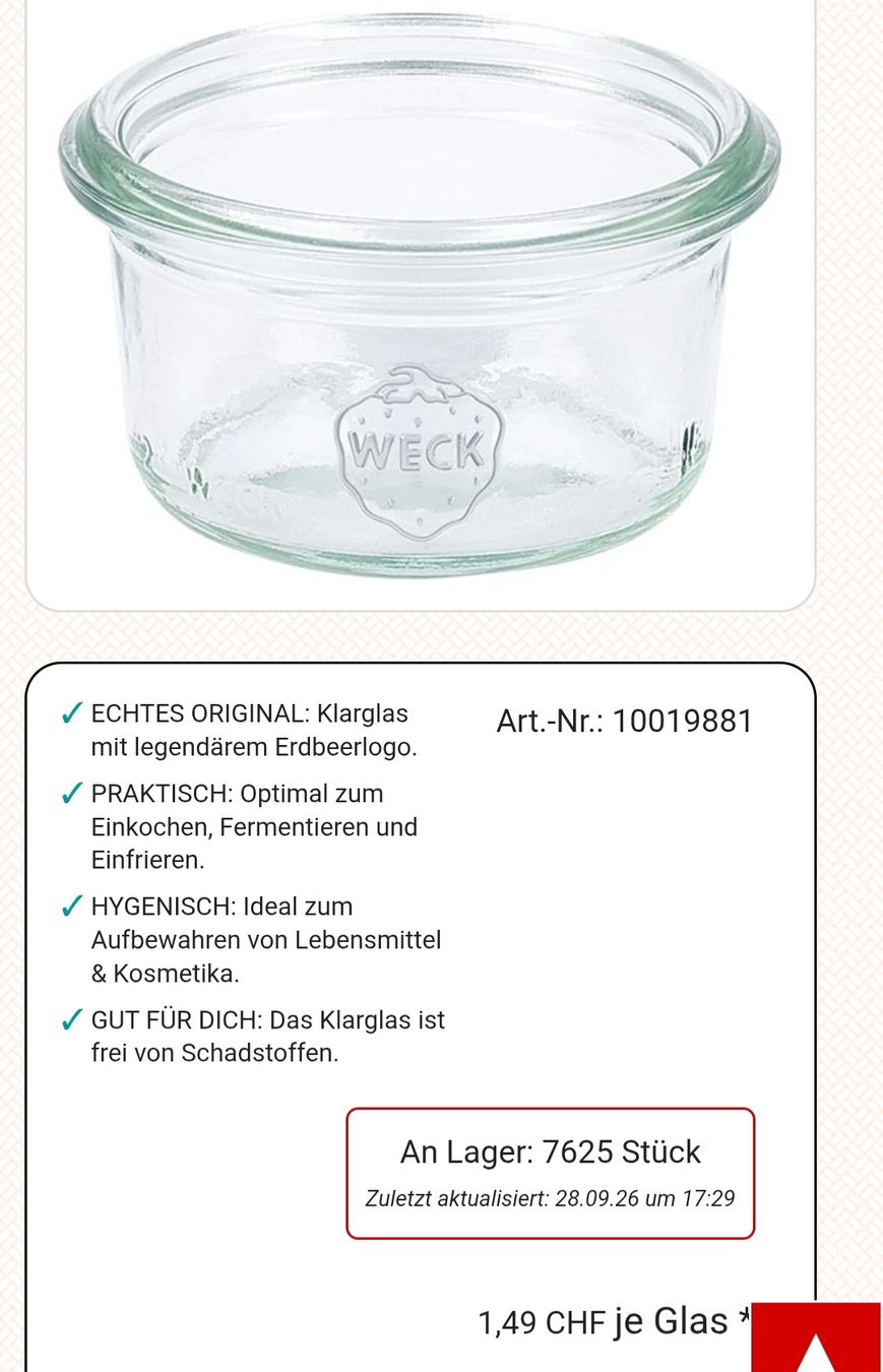 Weck Recipients et similaires: 38 stk weck gläser 80ml  – D'occasion à Märstetten par Antoo92 1