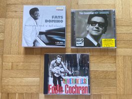 Roy Orbison, Eddie Cochran, Fats Domino
