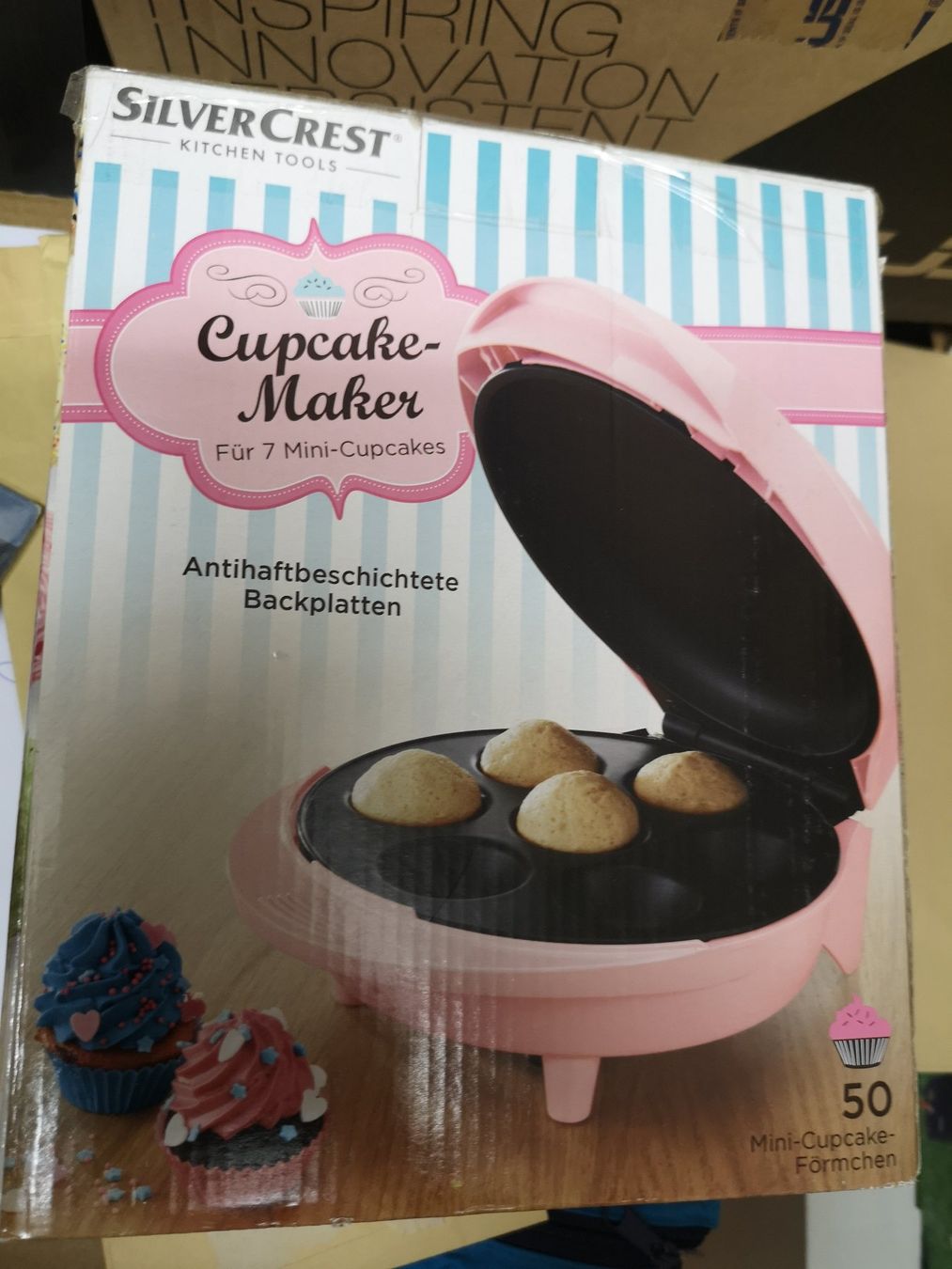 Elettrodomestici da cucina: Dessert Cupcakes Maker Mini Rosa Backen Muffin Maker – Nuovo (secondo la descrizione) da Kloten venduto da Thaipc 2