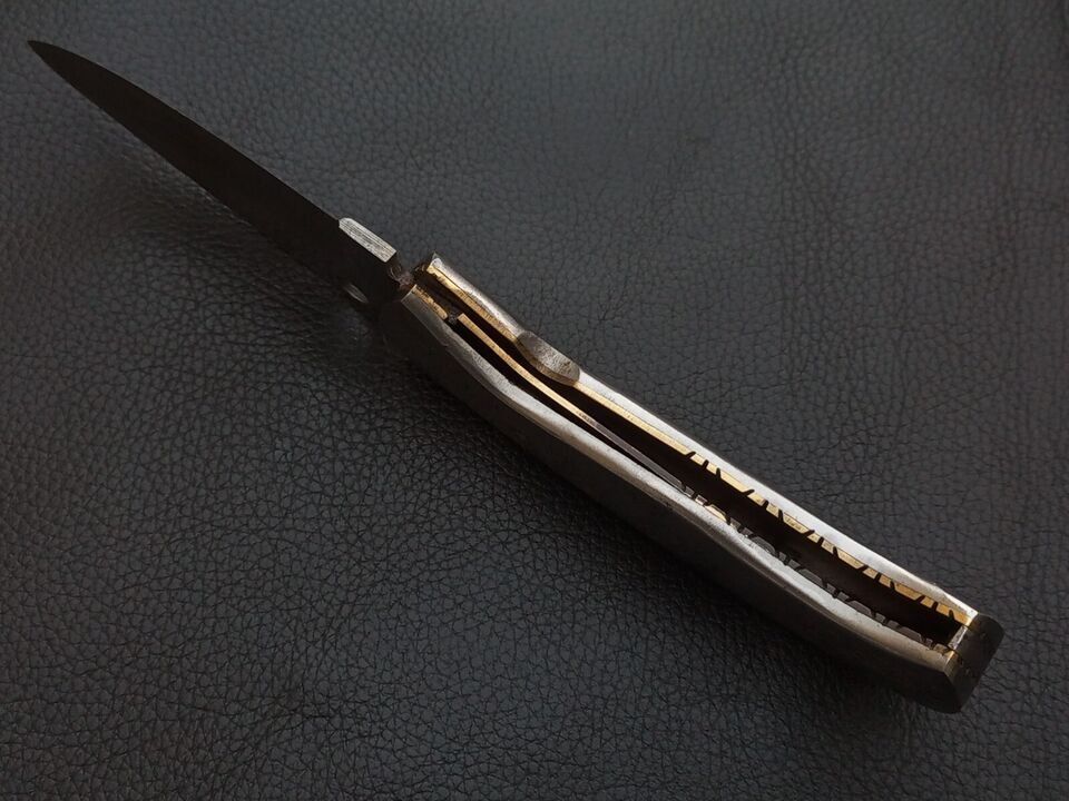 Accessori: Damascus Klapp-Messer Messing – Usato da St. Gallen venduto da Demos86 3