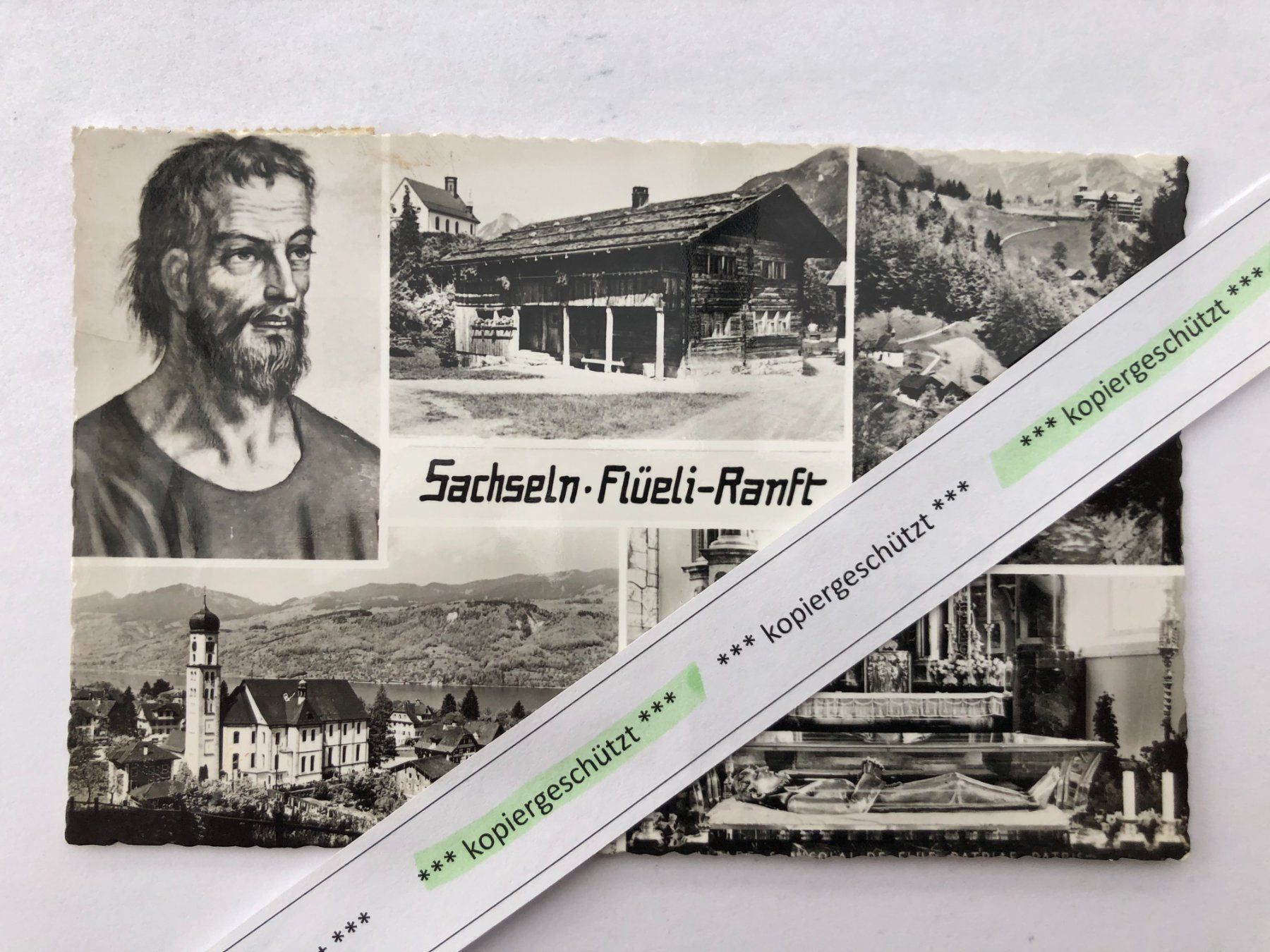 Cartoline postali: Sachseln Flüeli-Ranft alt AK – Usato da Hefenhofen venduto da Bierinder