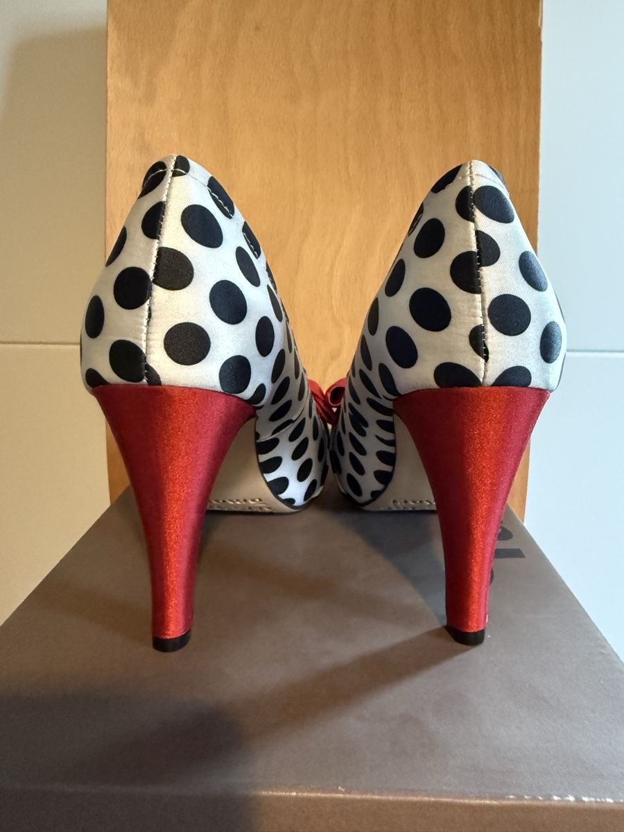 Scarpe da donna: Damen Schuhe Polka dots muster – Usato da Zurich venduto da Alinecnicolet 4