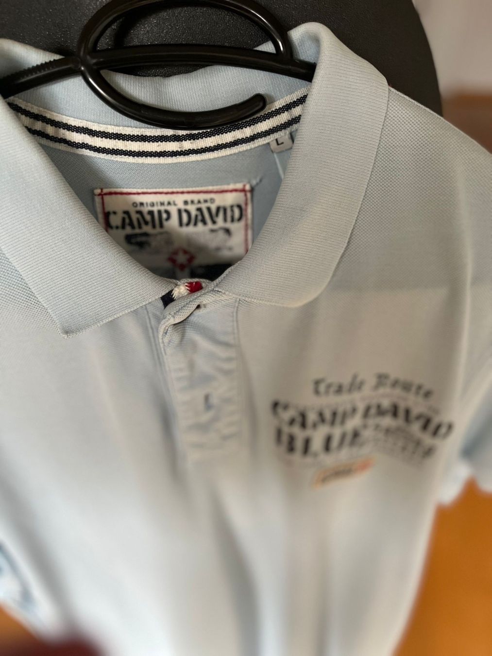 Camp David Polo-Shirts: Polo-Shirt Camp David hellblau Gr. L – Gebraucht aus Schmerikon von Speedy053 1
