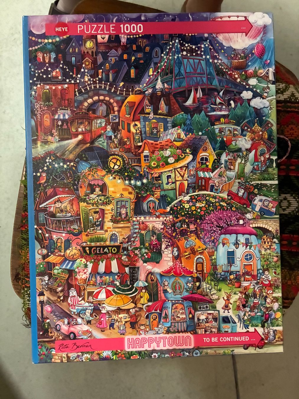 Heye Puzzle: Puzzle "Happytown" – Usato da Seuzach venduto da ric_9zbb