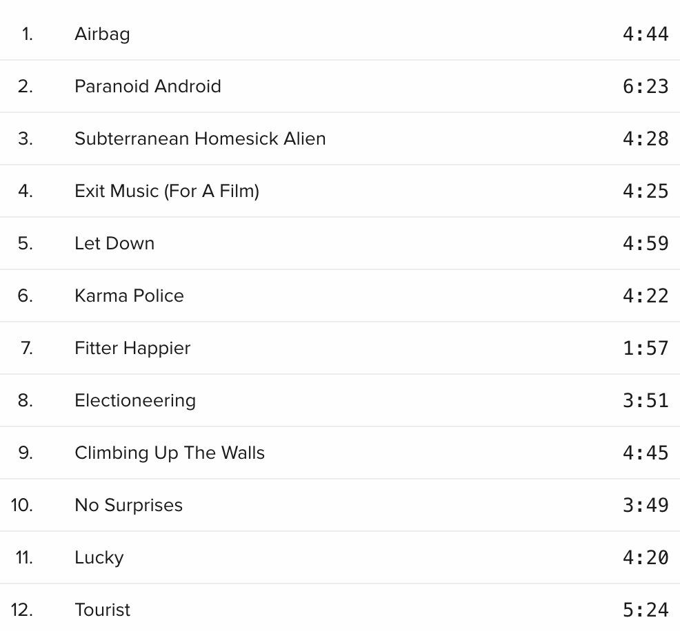 CD: Radiohead - Ok Computer – Usato da Brunnen venduto da Barfly5 2