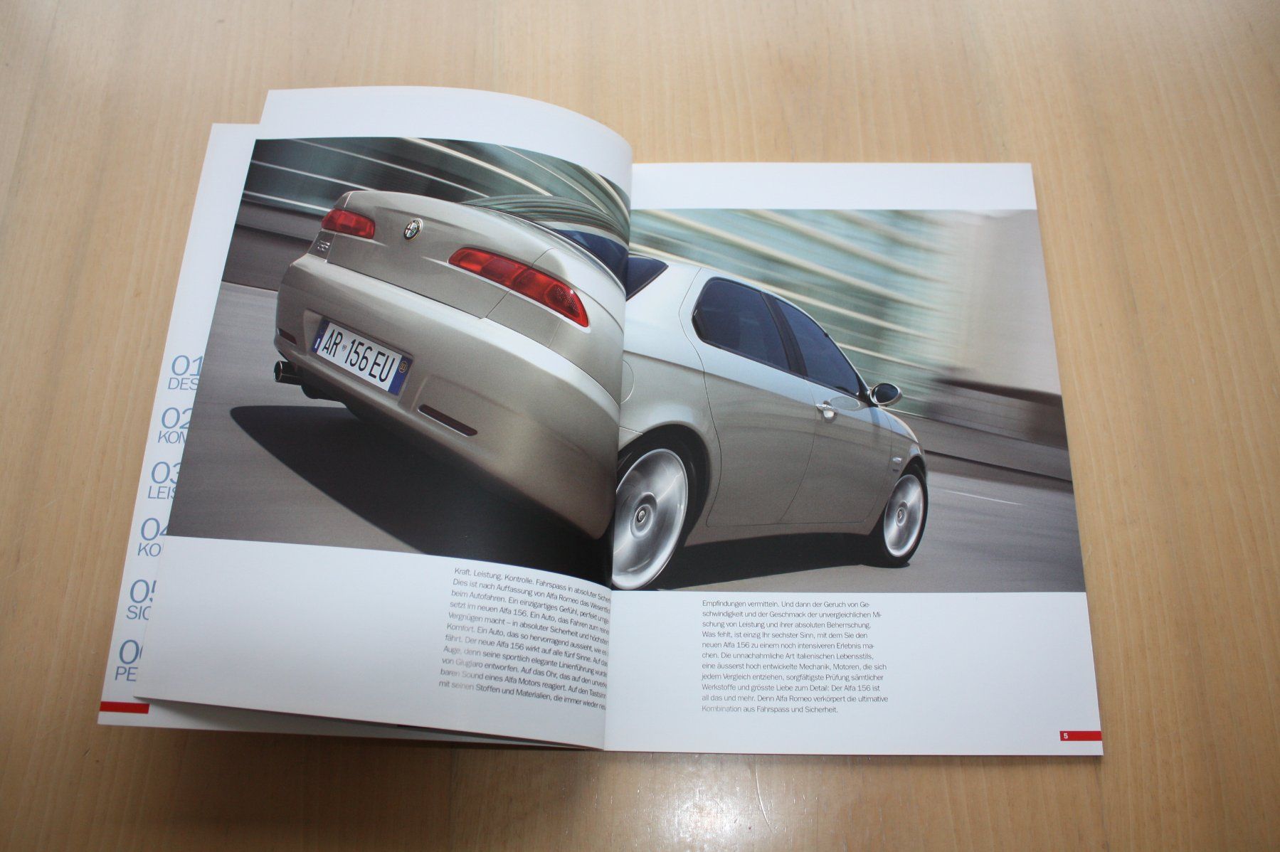 Alfa Romeo Documenti: Alfa 156 CH-Prospekt Broschüre 2/2004 – Usato da Wikon venduto da erwin400 2