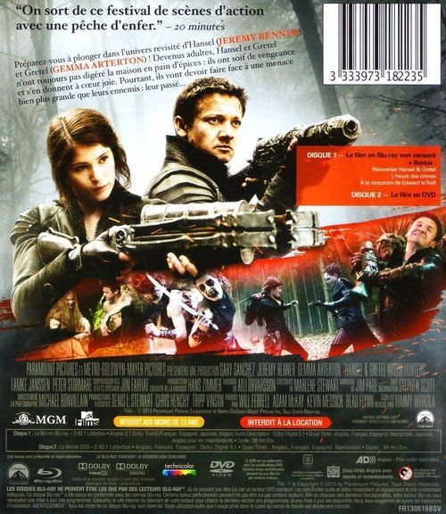 Tous les DVDs: HANSEL & GRETEL : WITCH HUNTERS – Neuf (Voir description) à Bursins par Adabel 1