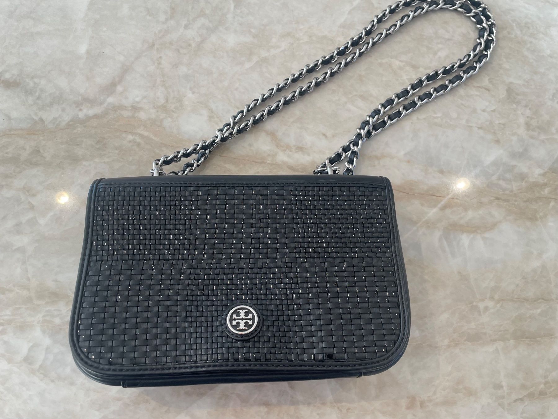 Tory Burch Borse da donna: Tory Burch Handtasche aus Kalbsleder – Usato da Bergdietikon venduto da ccpurple 1