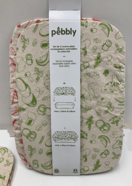 Cibi & Specialità: Pébbly - 2er Set Bio Lebensmittel Abdeckung. – Nuovo e nell'imballaggio originale da Oftringen venduto da Leleni