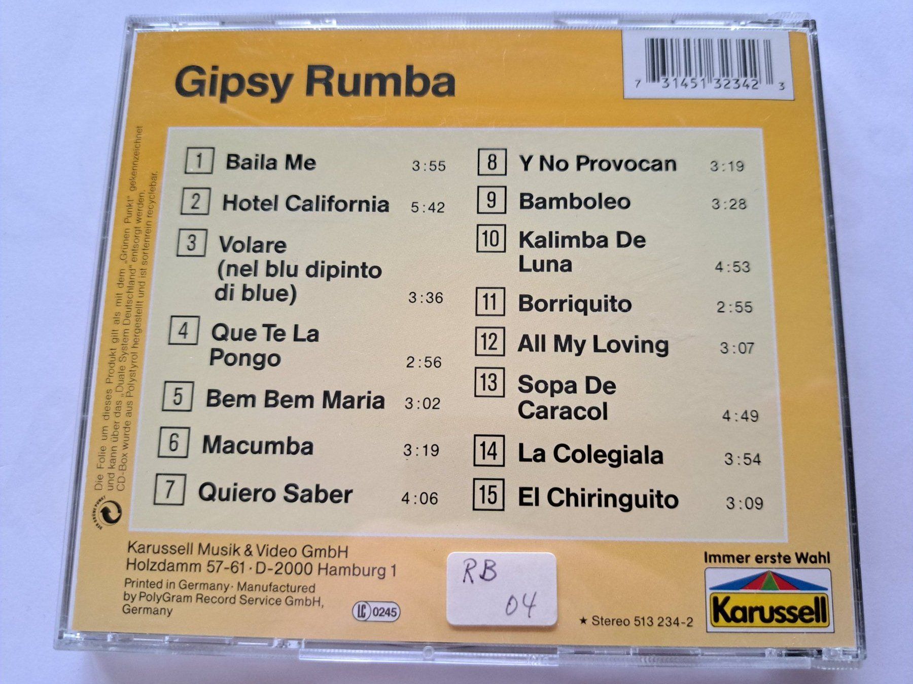 CDs: Cd Gipsy Rumba – Gebraucht aus Pully von bro_n52j 1