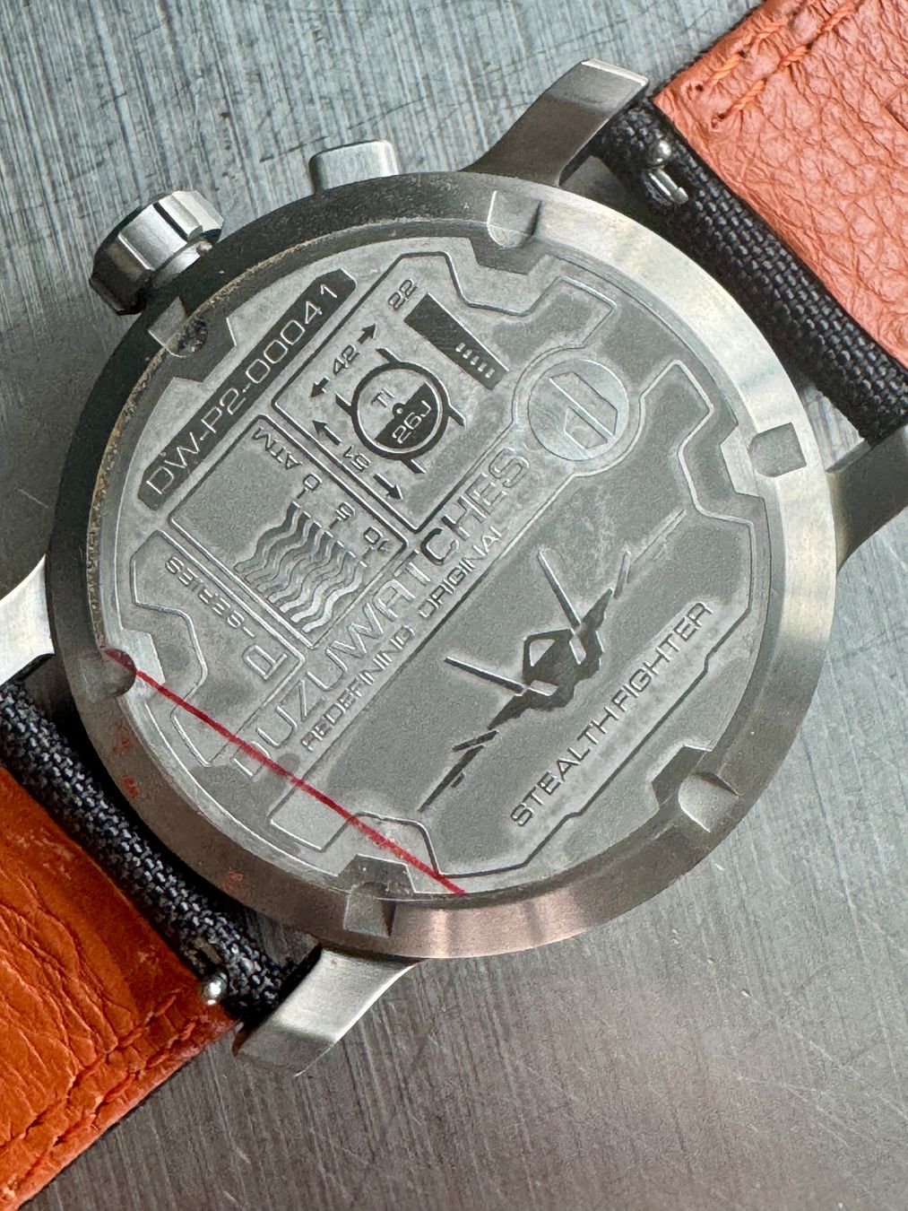 Uhren: DUZU DW-P2 Stealth Fighter • 42mm • brushed titanium case – Gebraucht aus Bern von SMNSCHTZ 6