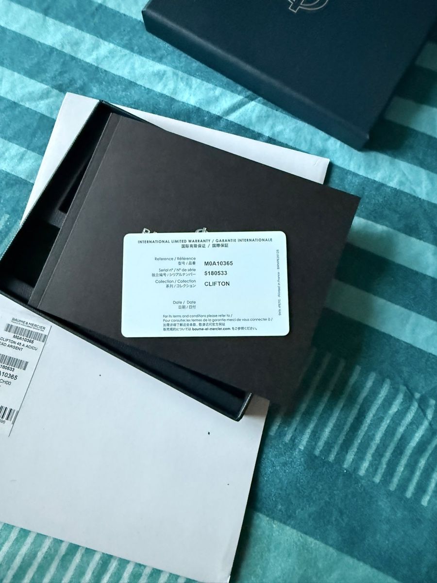 Baume & Mercier Uhren: Baume & Mercier Clifton Automatic Neu & ungetragen – Neu und originalverpackt aus Perlen von fra_jjt6 6