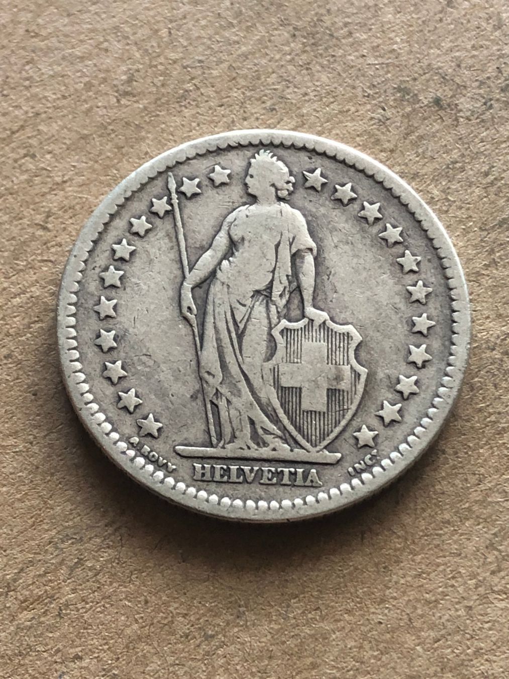 Alle Münzen: 2 Fr. 1879 – Gebraucht aus Schötz von Odpa 1