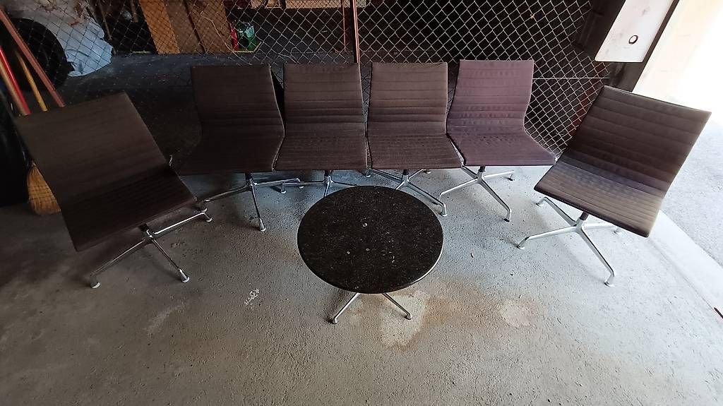 Vitra Sedie: Vitra EA 108 Sedia da ufficio von Eames, Marrone Hopsak – Usato da Bellinzona venduto da dis_p9p8 3