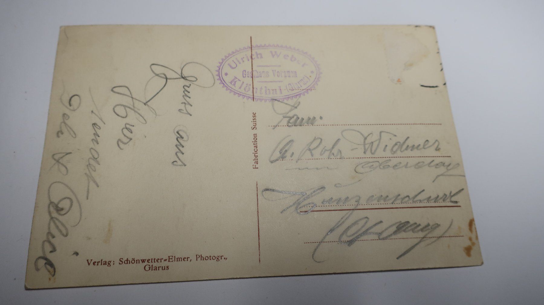 Cartoline postali: In Vorauen - Klönthal – Usato da Cormoret venduto da Pascalll2001 4