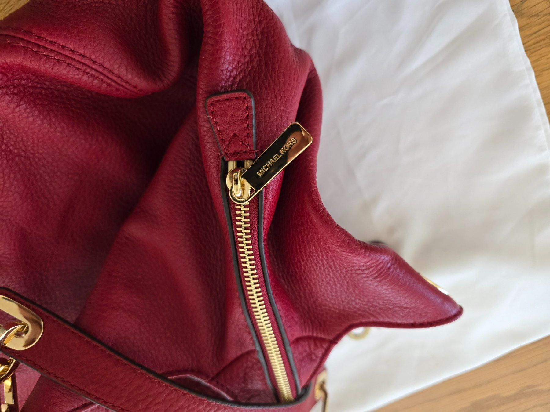Michael Kors Borse da donna: Original Michael Kors Fulton Large Leder Handtasche – Nuovo (secondo la descrizione) da Au ZH venduto da WPD 3
