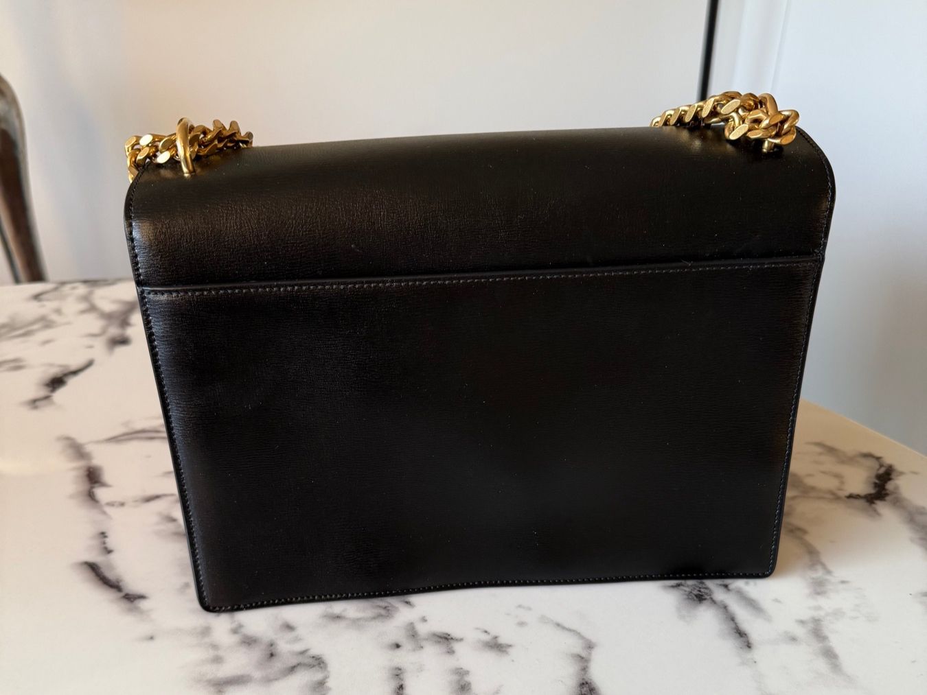 Saint Laurent Borse da donna: Yves Saint Laurent Sunset Medium Glattleder Schwarz – Nuovo (secondo la descrizione) da Zürich venduto da StavesBest 4