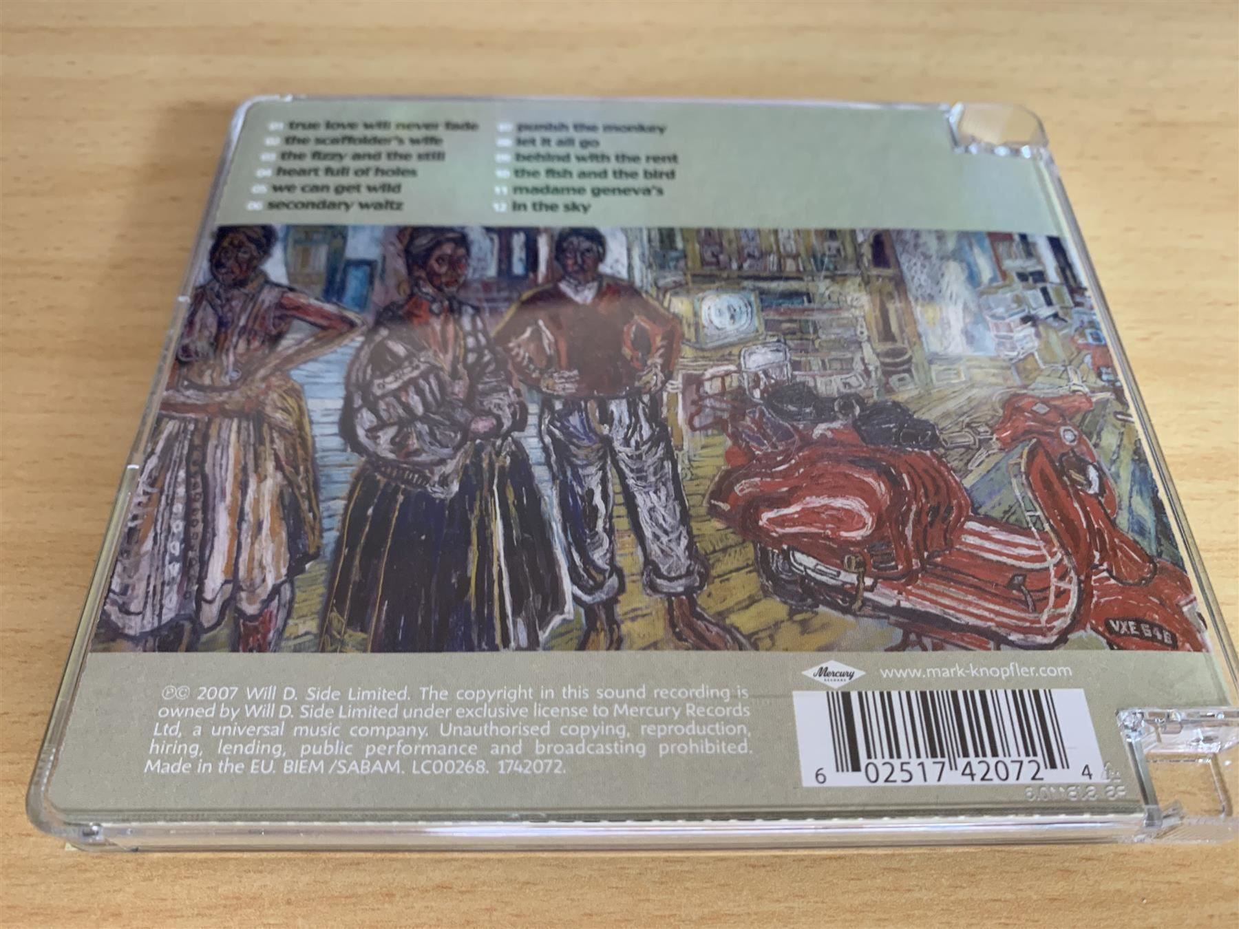 CD: Mark Knopfler – Kill To Get Crimson – Usato da Rikon im Tösstal venduto da Alpenmutz 1