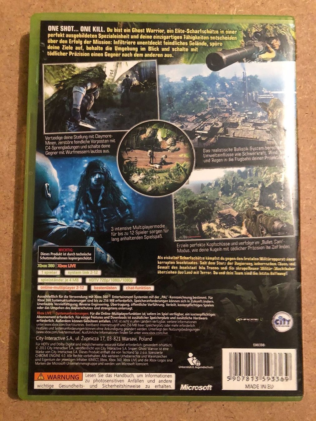 Giochi: Sniper Ghost Warrior für Xbox 360 – Usato da Kestenholz venduto da Mad18 2