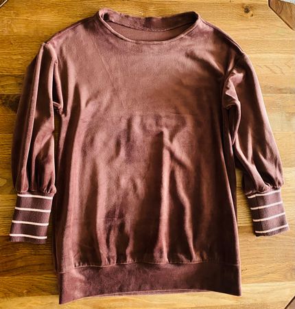 Velour-Mädchenkleid/Tunika SCHOGGI, 140cm, Baumwolle