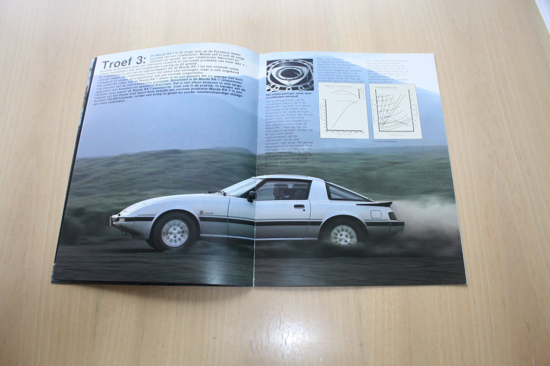Mazda Documenti: Mazda RX-7 Prospekt 4/1984 NL – Usato da Wikon venduto da erwin400 4