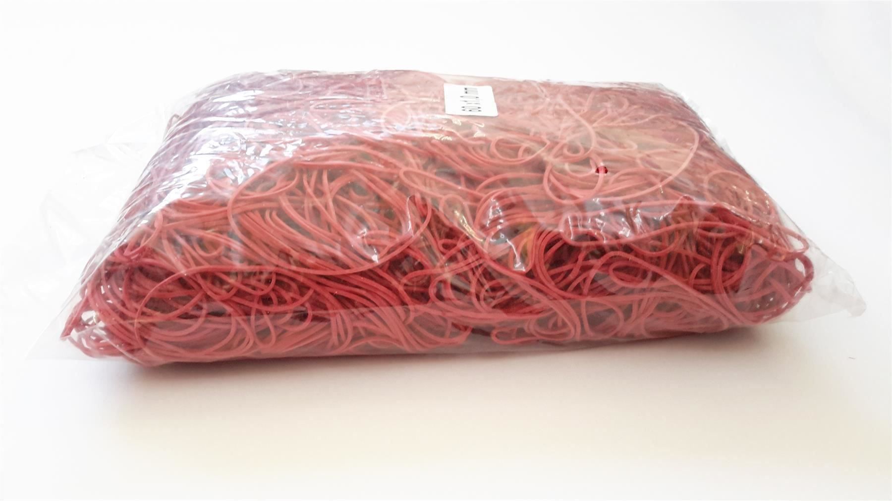 Nastri decorativi: Gummiringe, 1 kg, 60 x 1 mm, rot – Nuovo e nell'imballaggio originale da St. Gallen venduto da cointec 5