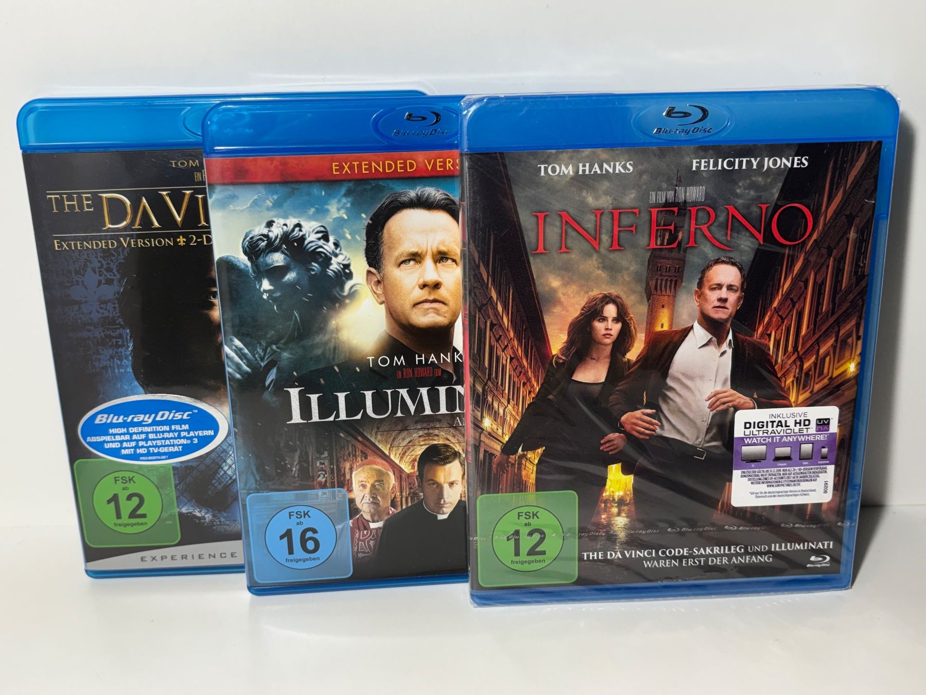 Alle DVDs: The Da Vinci Code - Illuminati - Inferno Blu Ray – Gebraucht aus Wilderswil von Mr.Fury