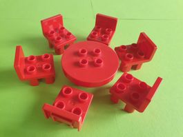 Duplo (Y73) Set Tisch und Stühle