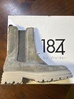 Walder Stiefelette, Wildleder grau, Gr. 38 - Neu!